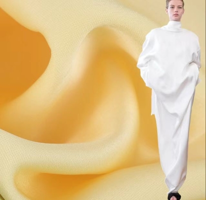 Tessuto satinato a restringimento minimo per abbigliamento, materiale morbido e confortevole