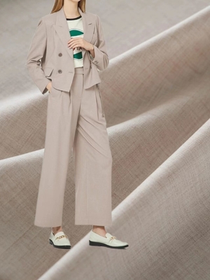 66% Poliestere 30% Rayon 4% Spandex Materiale Business Uniforme Pantaloni e Gonne Abiti da Viaggio Tessuto