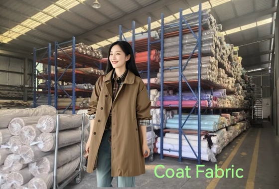 35% cotone / 65% poliestere 240 g/m2 abbigliamento da lavoro giacca uniforme cappotti tessuto