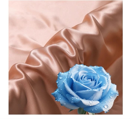 Imitazione di seta 95%Polyester 5% Spandex Satin Polyyester 120gsm Activewear Cocktail Dresse tessuto