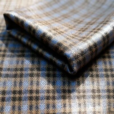 30%Rayon 70%Polyester 280gsm 280gsm Smooth Firm Hand Feel Excellent Drape Check Blazer Fabric