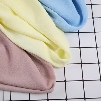 75GSM Tessuto di ciambellone con tocco morbido Tessuto di ciambellone per abiti di moda Tessuto di ciambellone leggero