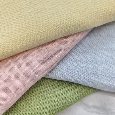 220 GSM Tessuto di lino di colore rosso resistente alle rughe per camicie e camicie