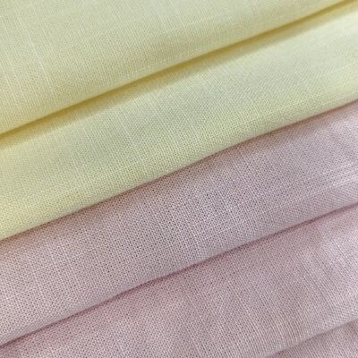 220 GSM Tessuto di lino di colore rosso resistente alle rughe per camicie e camicie