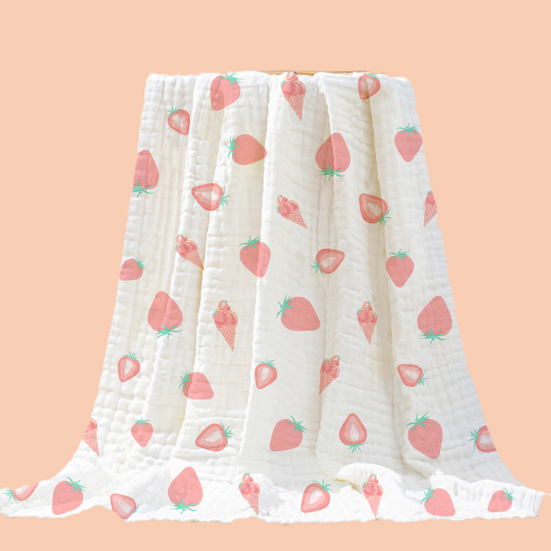 il bambino di stampa 100%Cotton fascia lo svago tessuto 40S casuale delle donne tre strati che gli infanti coprono il tessuto generale di Guze di crêpe