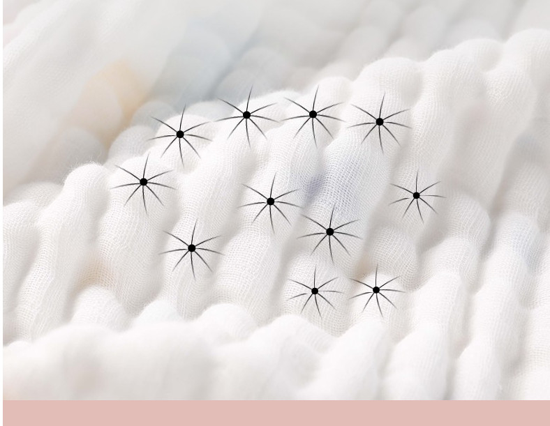 Stampando il crêpe naturale spesso 260GSM della fibra 40S fasci gli asciugamani di bagno generali del pannolino riguardano sei strati di Gauze Cotton Fabric