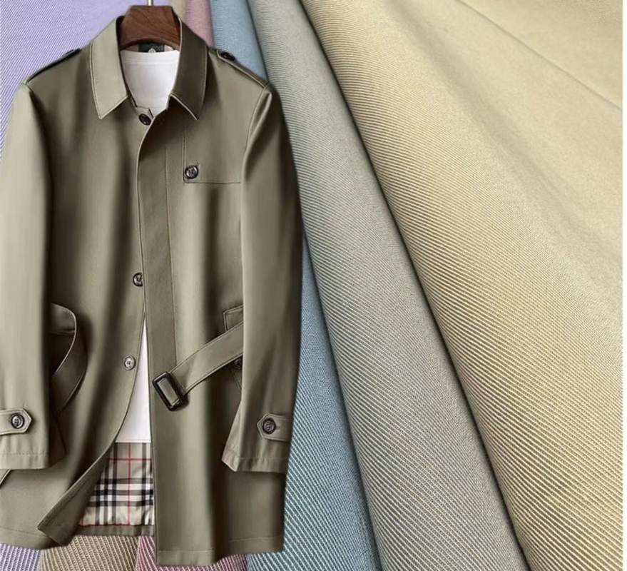 76% cotone / 24% poliestere 220 g/m2 abbigliamento da strada moda urbana parkas giacche da campo cappotti isolanti tessuto