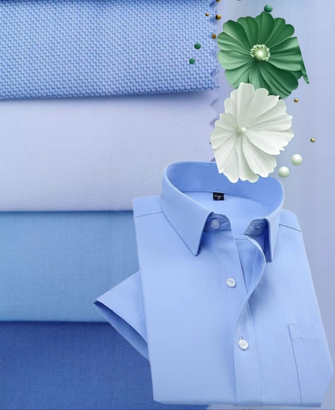 CVC 60% Cotone 40% Poliestere Tessuto per Camicia Tessuto per Uniformi da Lavoro Materiale per Abbigliamento Aziendale Tessuto per Abbigliamento Protettivo